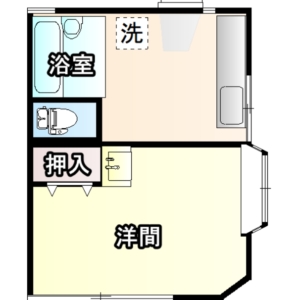 入居者募集！敷0・礼0・管0 人気の街ゆたか【広～い1K賃貸アパート】エスティーワン7 201号室 駐車場付き！ 画像1